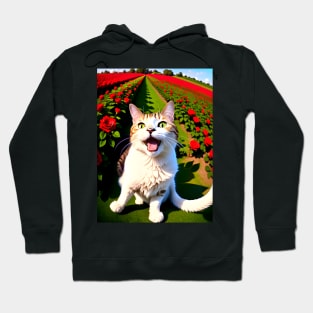 Selfie cat - Modern digital art Hoodie